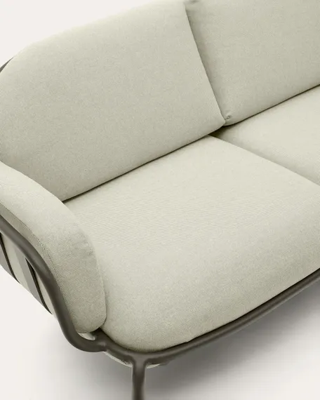 Двухместный уличный диван Joncols, 165 см, зеленый