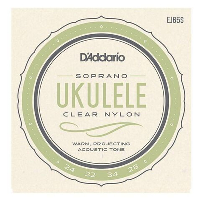 Струны для укулеле D'addario EJ65s (прозрачные)