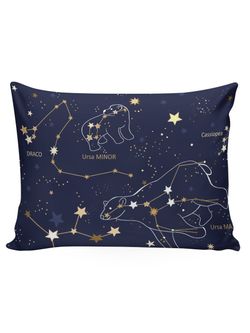 Постельное белье Сказка "Созвездия" 1,5-сп Наволочка 50х70 см 1 шт Простынь 150х215 см Пододеяльник 145х215 см, поплин