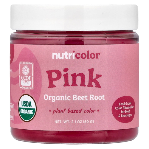 Nutricost, Nutricolor™, розовый корнеплод органической свеклы, 60 г (2,1 унции)
