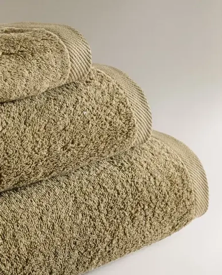 ZARA HOME ОДНОТОННОЕ ПОЛОТЕНЦЕ, ХАКИ
