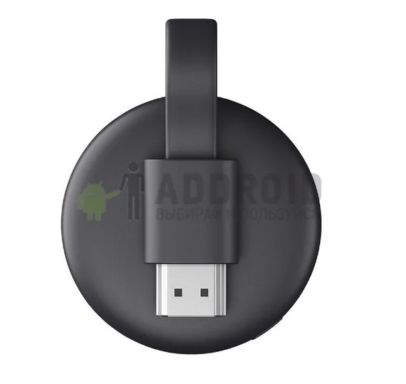 ТВ-адаптер Google Chromecast 3 (2018) черный