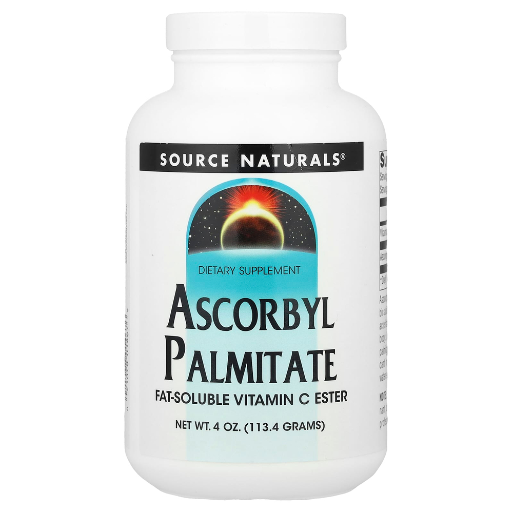 Source Naturals, Аскорбилпальмитат, порошок, 4 унции (113,4 г)