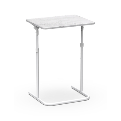 Столик приставной складной Haushalt HHST4/ДД дуб дымчатый/матовый серый