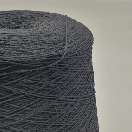 Пряжа Zegna Baruffa KENT 2/18 (100% мериносовая шерсть кардная), 900м/100гр), черный