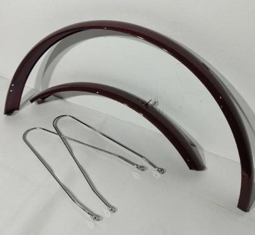 Крылья вело 26 варма коричневый, без крепежа