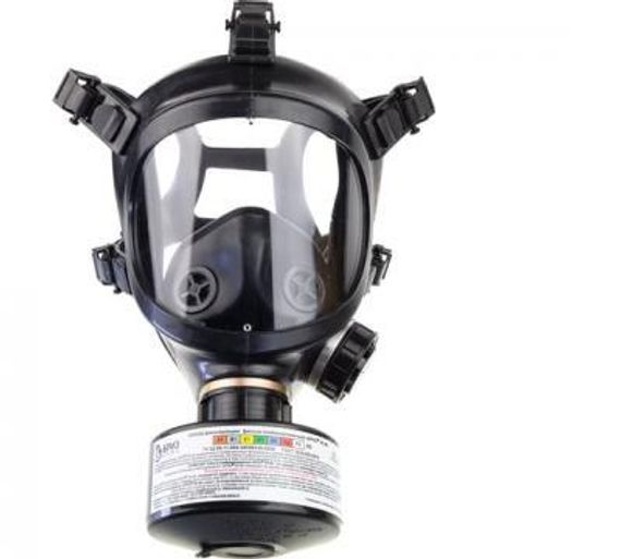 Противогаз фильтрующий Бриз-3306 марки A1B1E1K1SXHgP3 R D с маской Бриз-4301М (ППМ) категория 2
