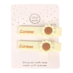 Зажимы для волос детские 2шт "Вкусная милка" 658-151 (JINRE TRAVEL)