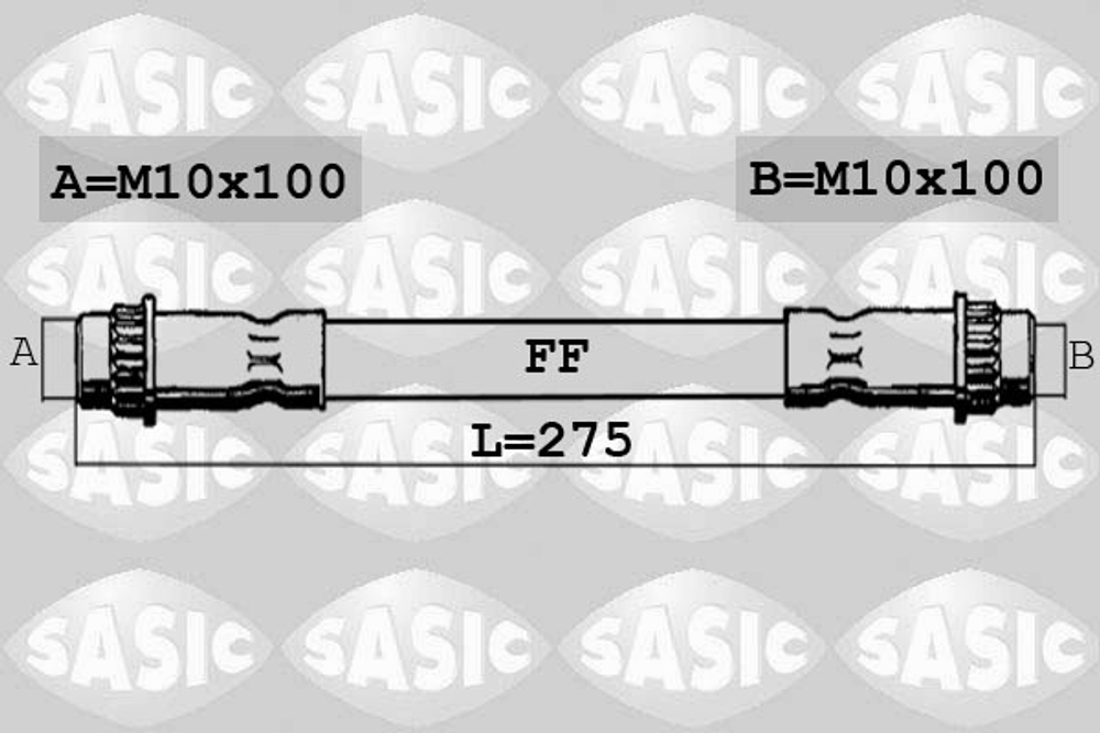 SASIC - SBH0175-SAS - Brake Hose
