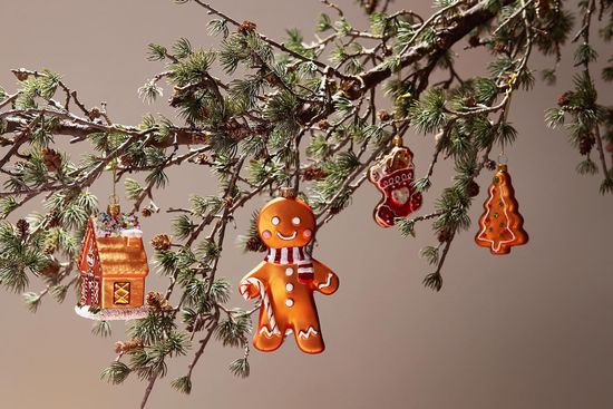 Набор ёлочных украшений ginger celebration коллекции new year essential