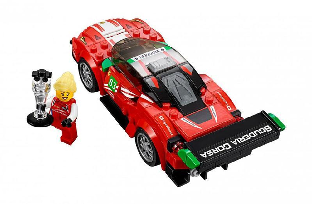 LEGO Speed Champions: Феррари 488 GT3 Scuderia Corsa 75886 — Ferrari 488 GT3 Scuderia Corsa  — Лего Спид чампионс Чемпионы скорости