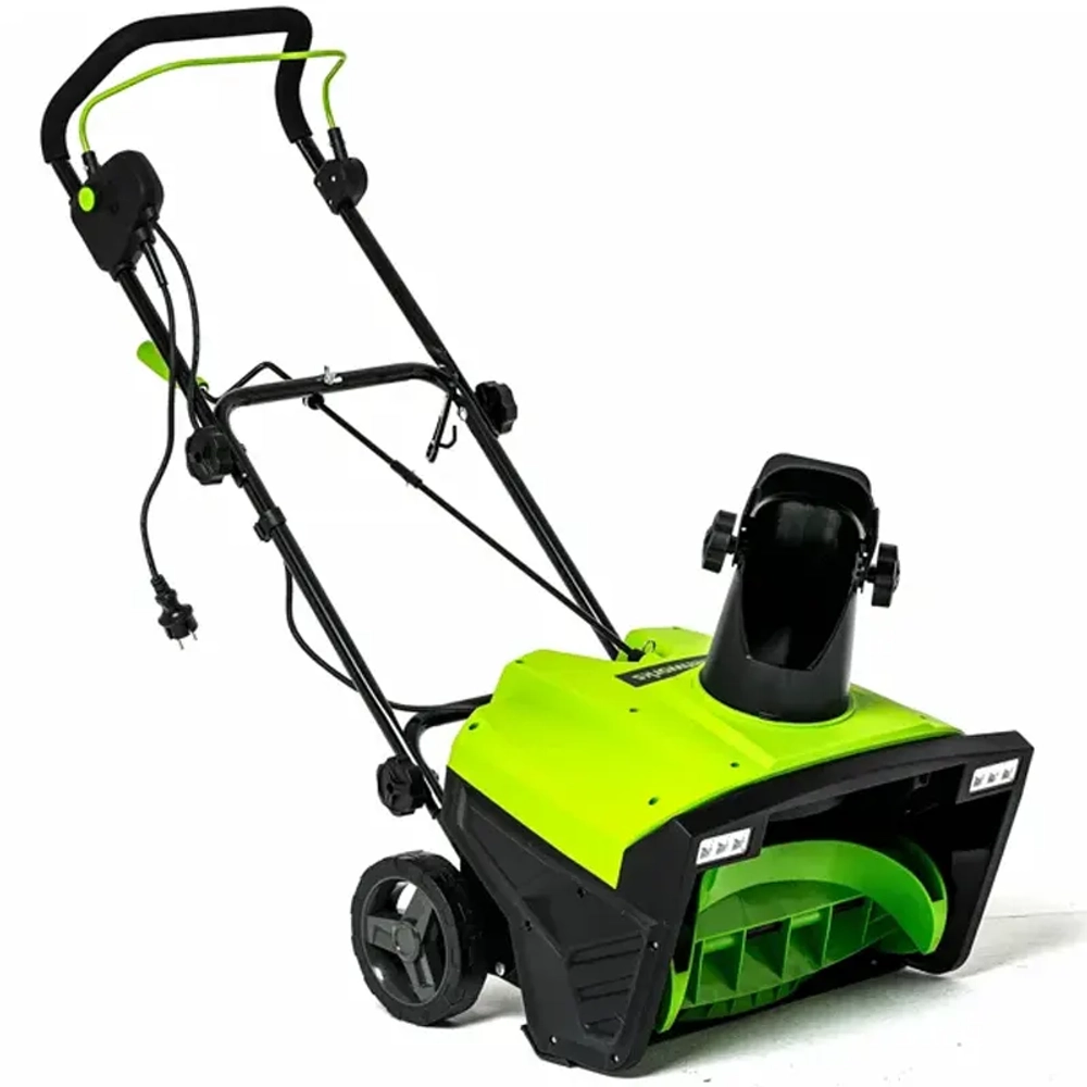 Greenworks SN2300 электрический снегоуборщик 2300Вт, ковш 50 см, выброс 7.6 м