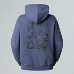 Худи The North Face Powder Days сине-фиолетовая