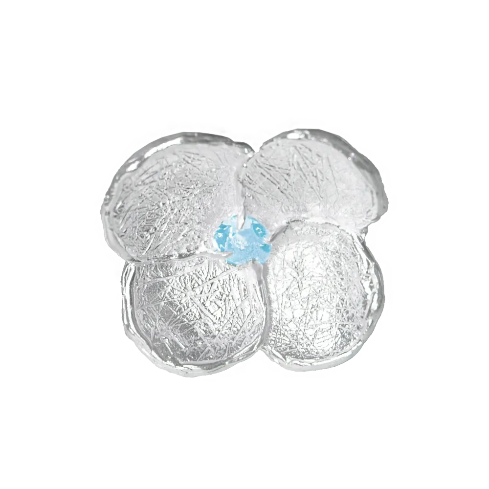 Кольцо Extra Big Blue Flower