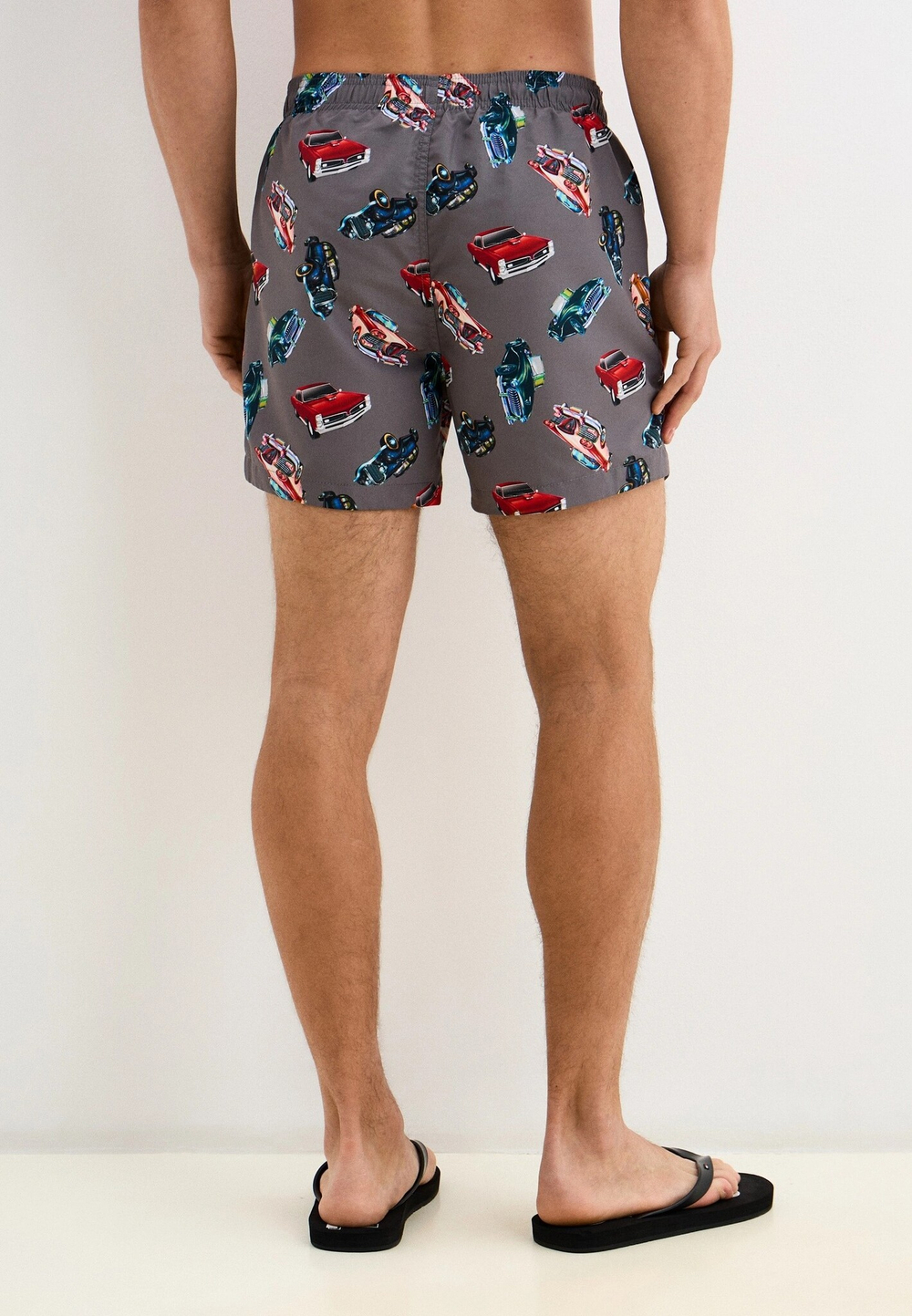 Мужские пляжные шорты серый