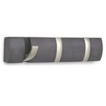 Настенная вешалка Flip 3 крючка дерево/никель