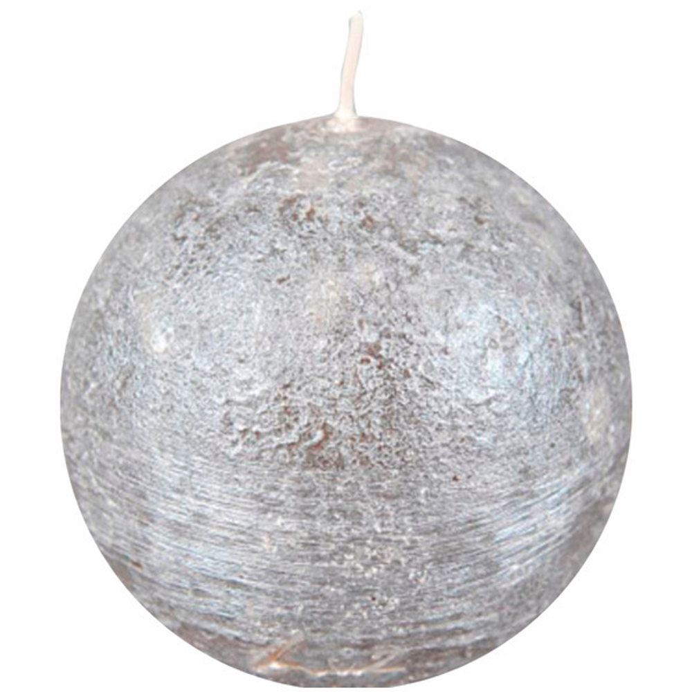 Свеча-шар Luz your senses 8см ночное серебро