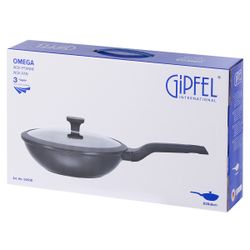 Алюминиевая сковорода-вок Gipfel Omega 52638 28 см
