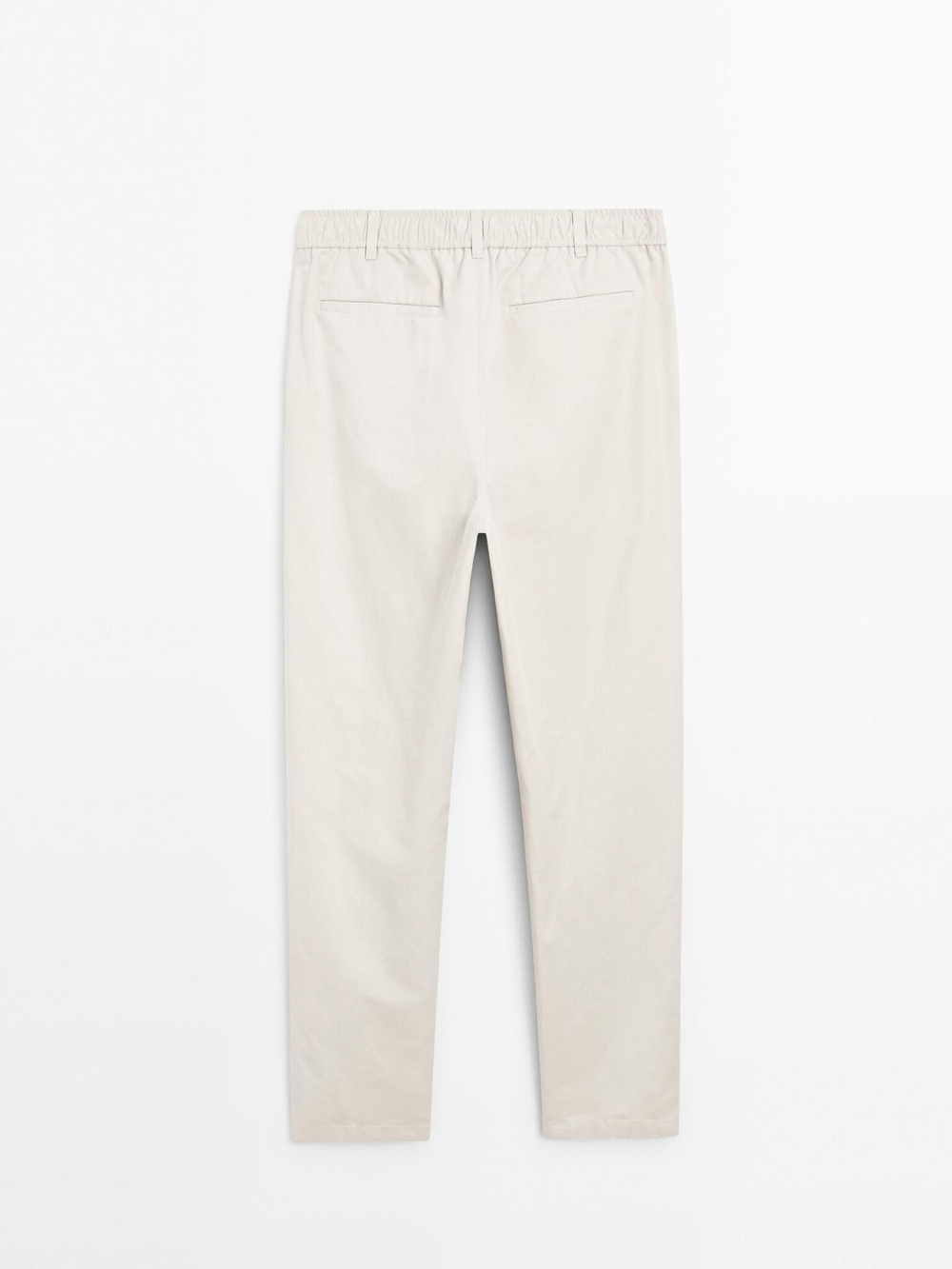 Massimo Dutti Джоггеры из хлопковой смеси, бежевый