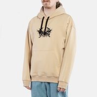 Худи HAIDED BLK MTL LARGE LOGO, бежевый