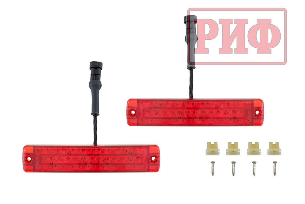 Бампер силовой задний TANK 300 с квадратом под фаркоп и фонарями РИФ