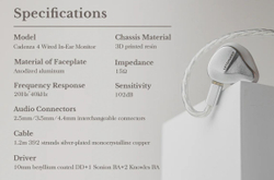 Наушники проводные LETSHUOER Mystic 8, без микрофона, внутриканальные, 4.4 мм