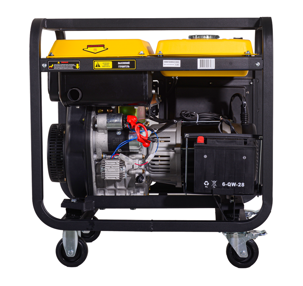 Электрогенератор дизельный LDG 7000LXА Huter