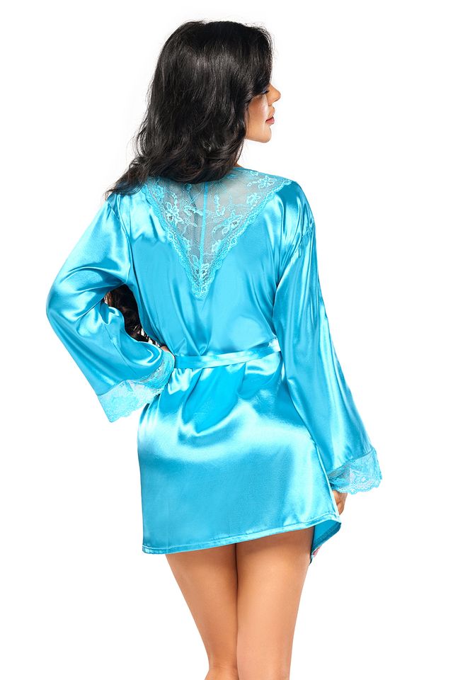 Нежный и легкий атласный пеньюар Sherie