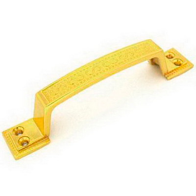 Ручка скобка РС 100-1 латунь АЛЛЮР