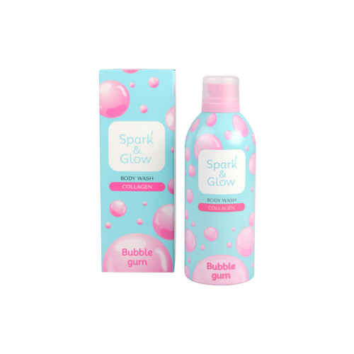 [Spark&Glow] Bubble gum body wash - Гель-пена для душа с ароматом бабл гам, 350 мл