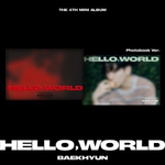 Альбом BAEKHYUN - HELLO, WORLD 4th Mini Album PHOTOBOOK 2 Version SET