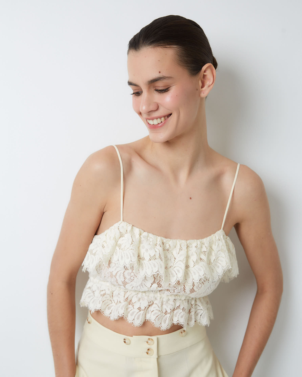 Бралетт из кружева Солстисс сливочное масло