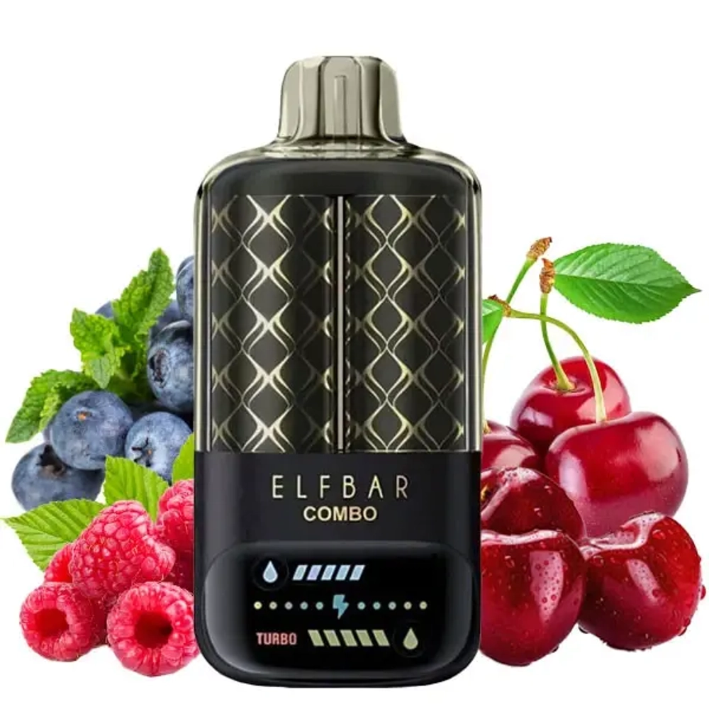 Elf Bar COMBO 25000 - Blueberry Sour Raspberry Cherry (5% nic)