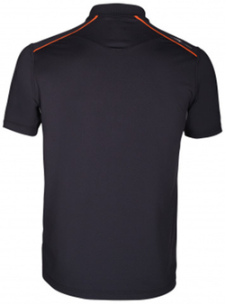 Детская теннисная футболка Prince Half Zip Dart Panel - flame