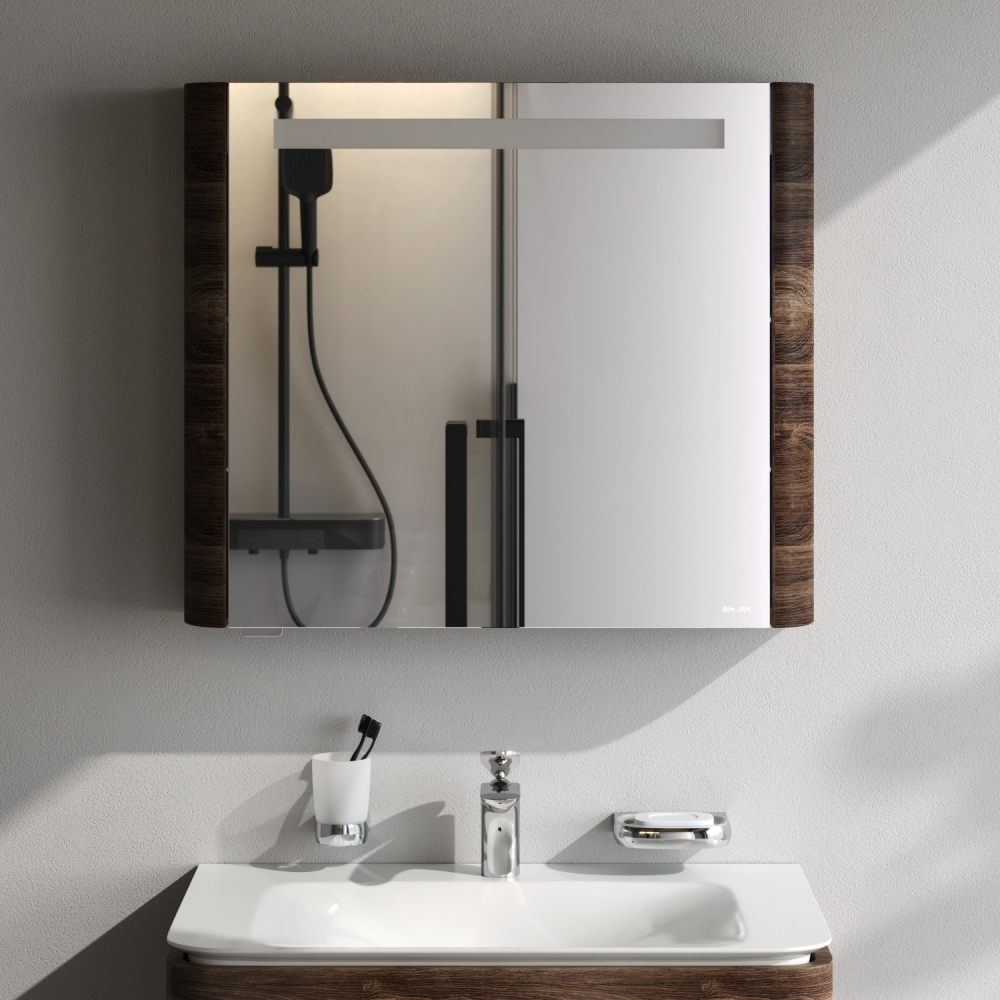 Зеркальный шкаф AM.PM Sensation M30MCL0801NF