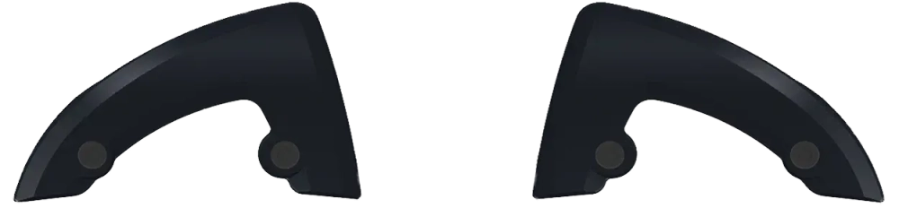 HEAD слаломные бампера асимметричные ( пара) 388005 ASYM. SLALOM TIP PROTECTOR black
