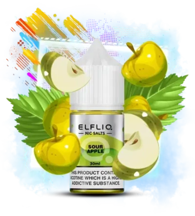 ElfLiq - Sour Apple (5% nic, 30ml)