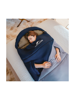 Спальный мешок Naturehike Sunny Day PL02 CNK2550WS028 U450, зеленый с коричневым, молния справа