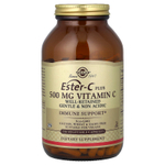 Solgar, Ester-C®, добавка с витамином C, 500 мг, 250 растительных капсул