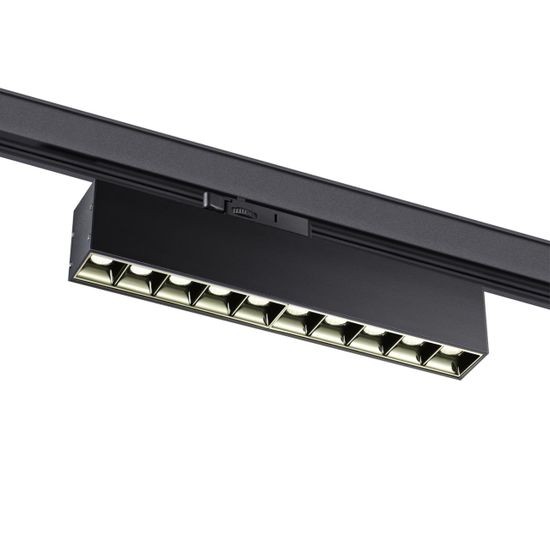 358861 PORT NT22 308 черный Светильник трехфазный трековый светодиодный IP20 LED 4000K 16W 220V ITER