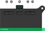 Графический планшет Parblo Ninos S Black