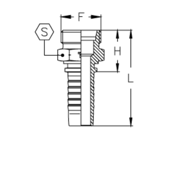 Фитинг DN 10 DKO-S (Ш) 18x1.5 10
