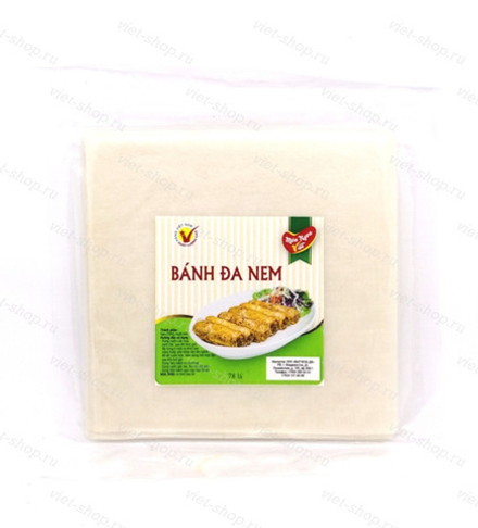 Рисовая бумага квадратная Banh Da Nem, 200 гр.