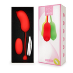 Красное виброяйцо с пультом ДУ (Цвет: красный)