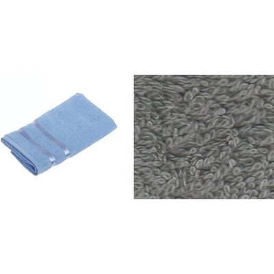 Полотенце махровое 70*140см «LUNA» цвет серый 10330 плотность 360гр/м2 с петелькой-подвесом