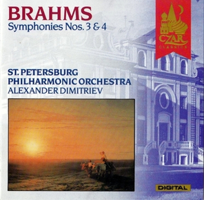St. Petersburg Philharmonic Orchestra, Alexander Dmitriev / Johannes Brahms: Symphonies Nos. 3 & 4 (CD)