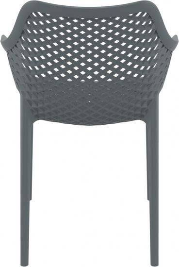 Кресло пластиковое Air XL темно-серое