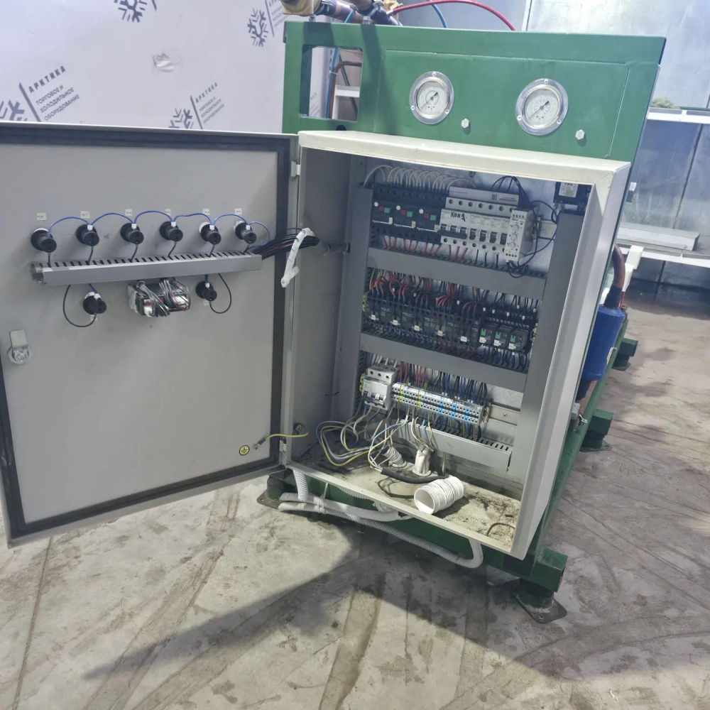 ЦХМ на базе Bitzer 4DES-5Y-40S (Зеленый 3 агрегата)