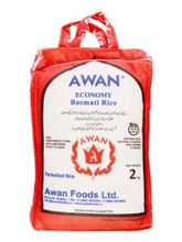 Рис Басмати Economy пропаренный Awan, 2 кг