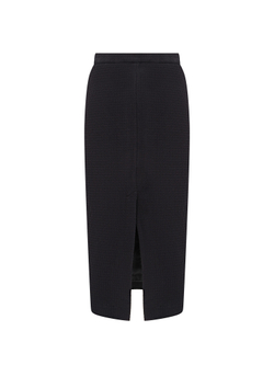 Юбка черная твидовая